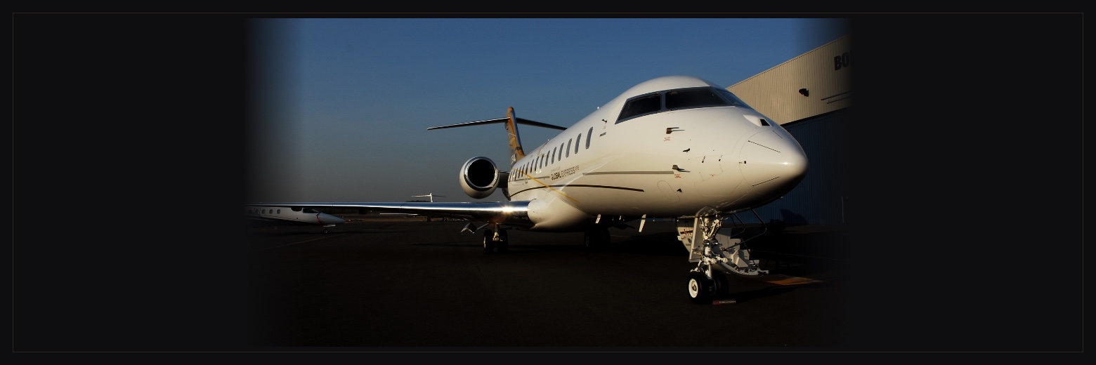 Bombardier Global Express on the ramp at the Bombardier facility — Bombardier Challenger and Global pre-purchase inspection advisory